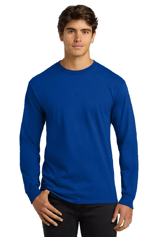 Stylish Accessories Gildan Mens Ultra Long Sleeve Crewneck T-Shirt - Royal Blue