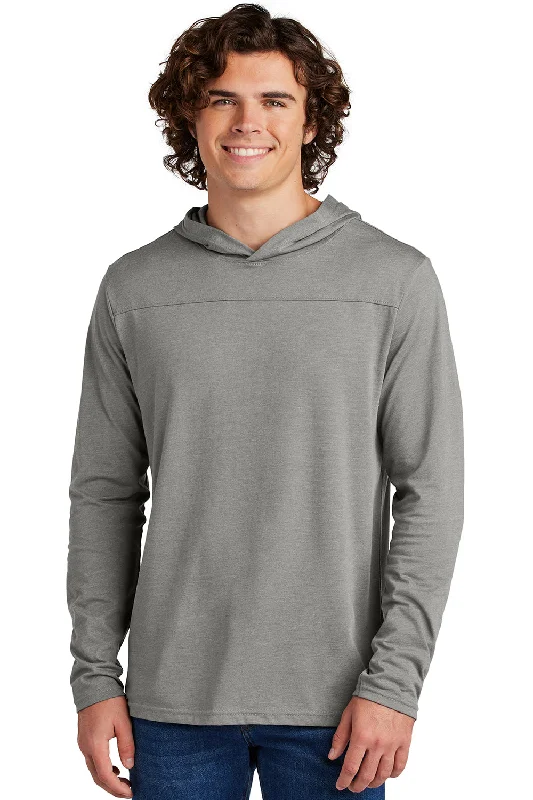 Practical Hoodies Sport-Tek Mens Halftime Long Sleeve Hooded T-Shirt Hoodie - Heather Vintage Grey - New