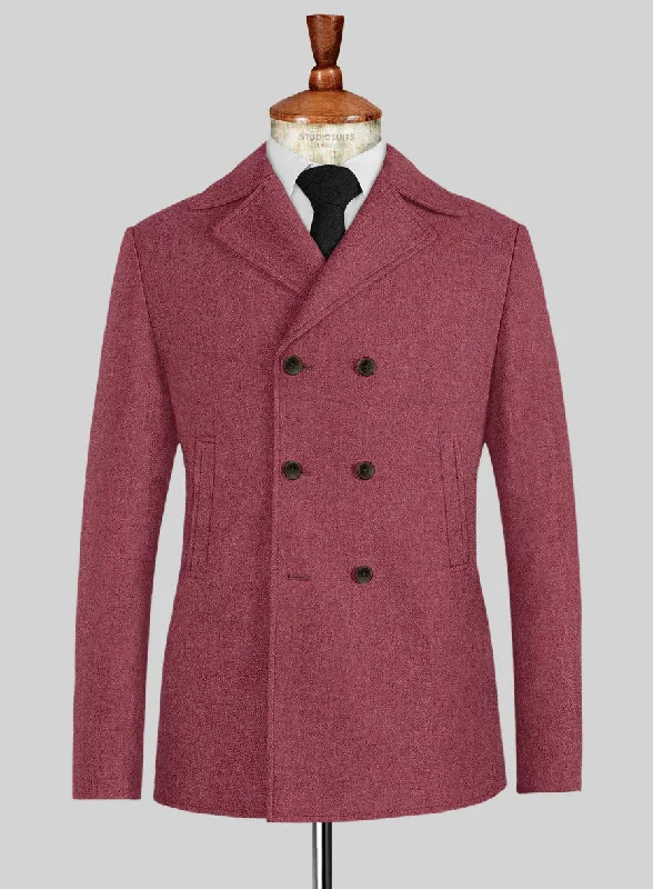 Relaxed Footwear Naples Venetian Pink Tweed Pea Coat