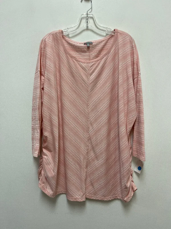 Active Gear Top Long Sleeve By Talbots In Pink, Size: 3x