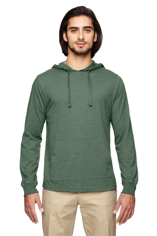 Modern Footwear Econscious Mens Eco Jersey Hooded T-SHirt Hoodie - Asparagus Green