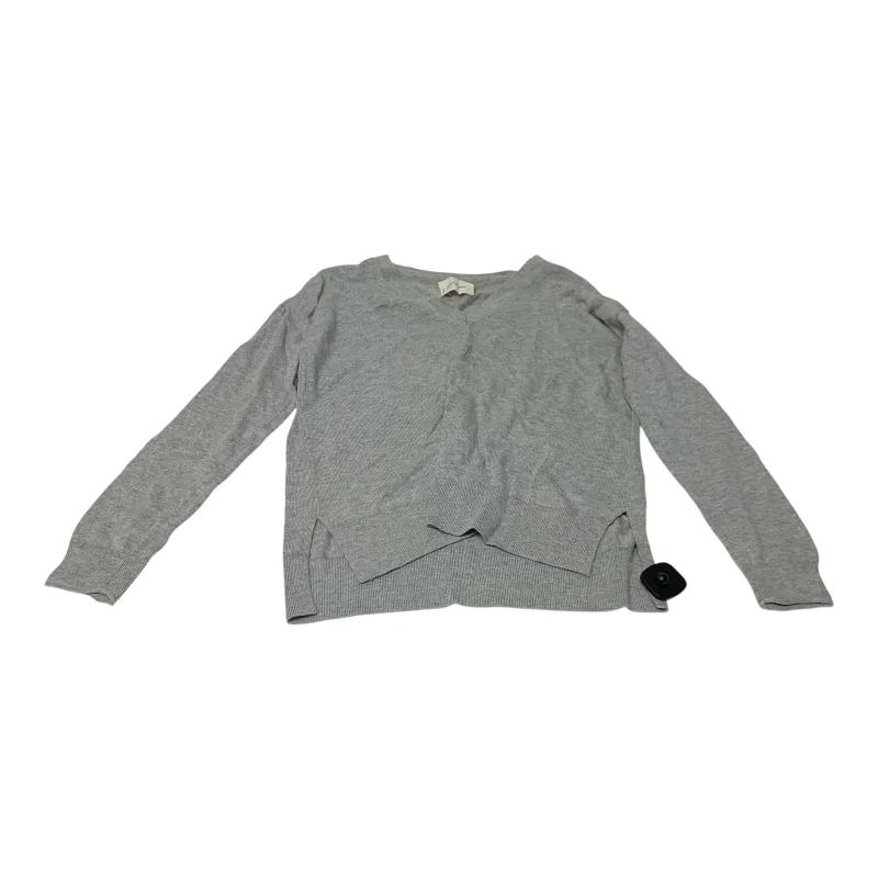 Stylish Jackets Top Long Sleeve By Lucky Brand In Grey, Size: Xs