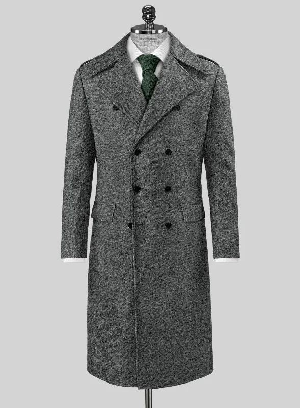 Classic Hoodies Highlander Gray Tweed GQ Overcoat