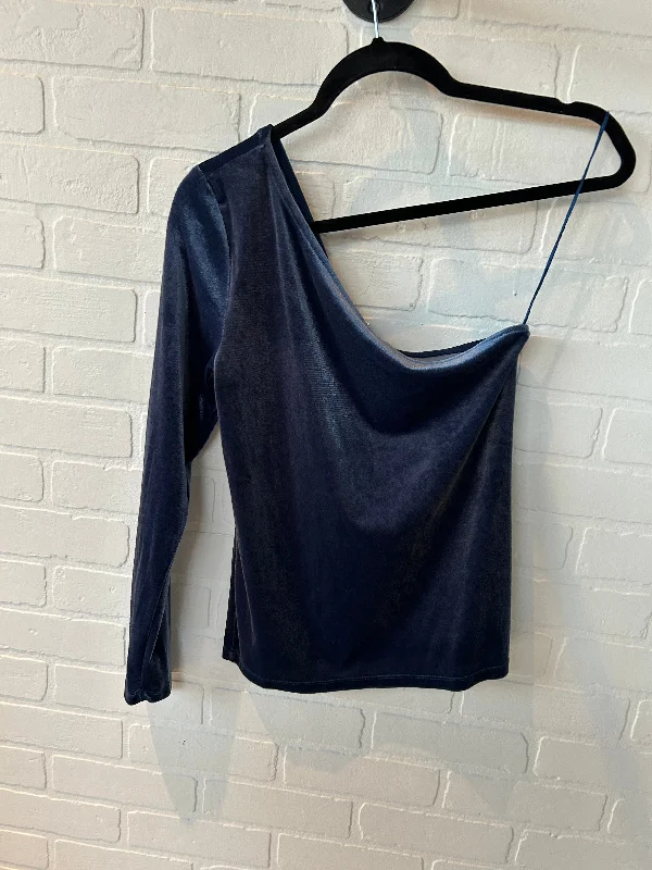 Premium Jeans Top Long Sleeve By Old Navy In Blue, Size: M