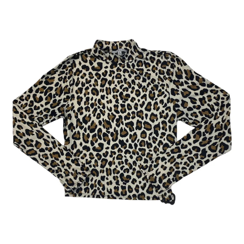 Street Pants Top Long Sleeve By Gaze In Animal Print, Size: M