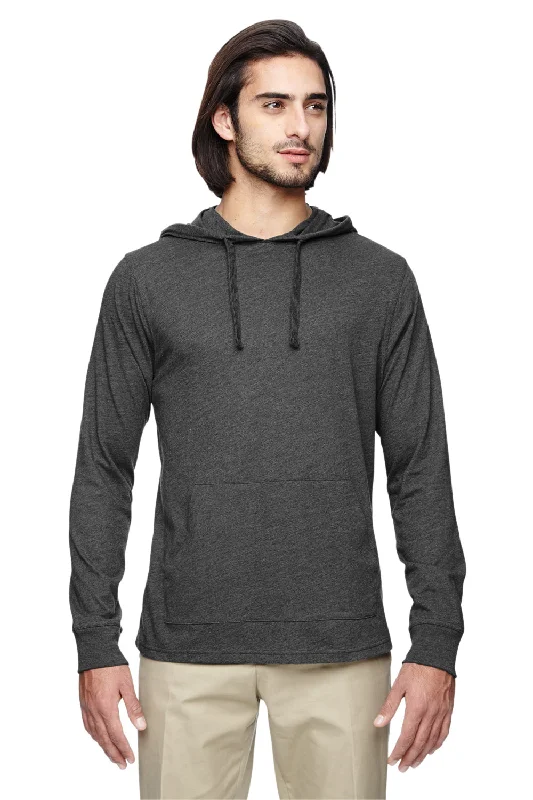 Smart Sweaters Econscious Mens Eco Jersey Hooded T-SHirt Hoodie - Charcoal Grey