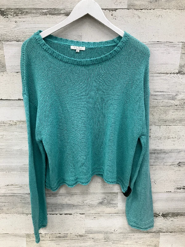 Casual Footwear Top Long Sleeve By Z Supply In Green, Size: L