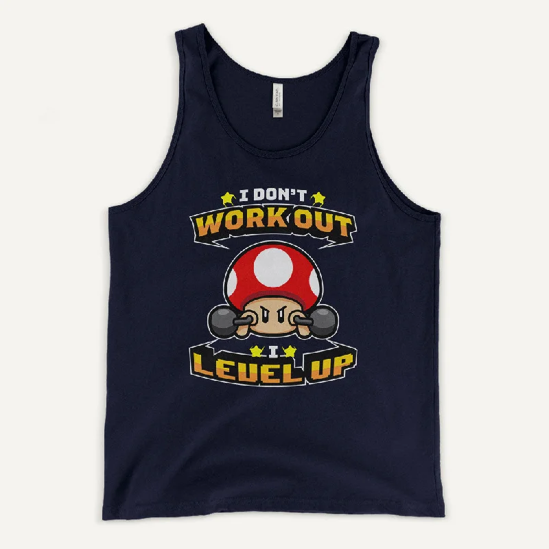 Casual Jackets I Don’t Work Out I Level Up Men’s Tank Top