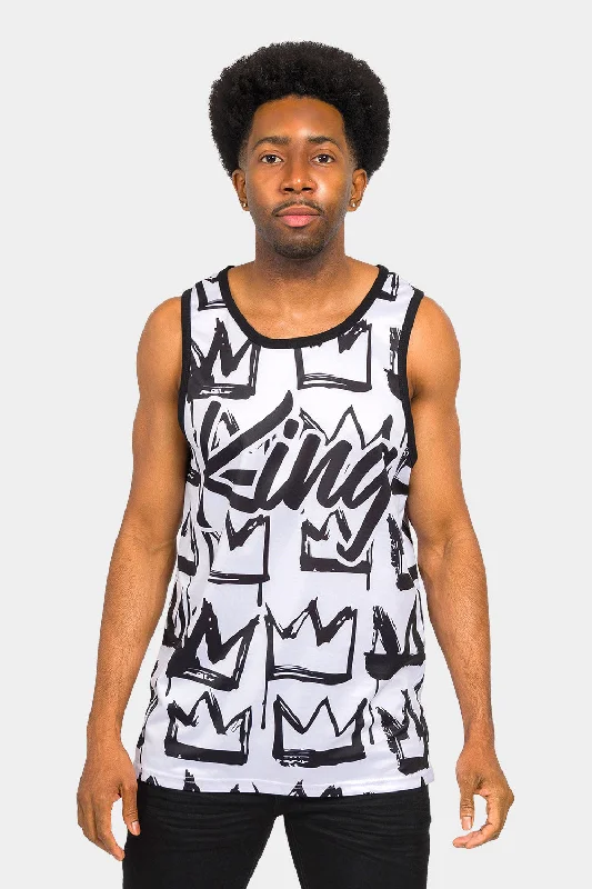 Cozy Hoodies Crowned King Tank Top