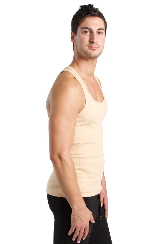 Simple Sweaters Sustain Tank Top (Sand Beige)