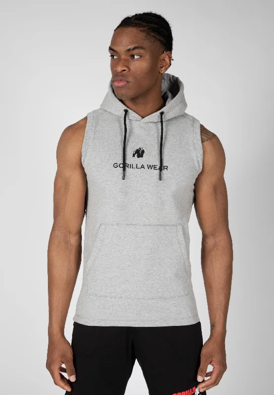 Street Pants Lincoln Sleeveless Hoodie - Gray