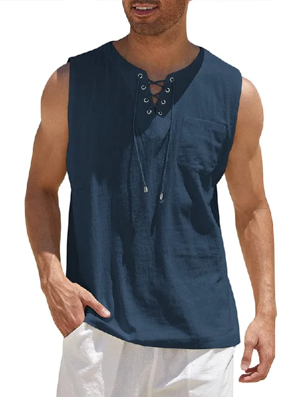 Trendy Shirts Linen Tank Top (US Only)