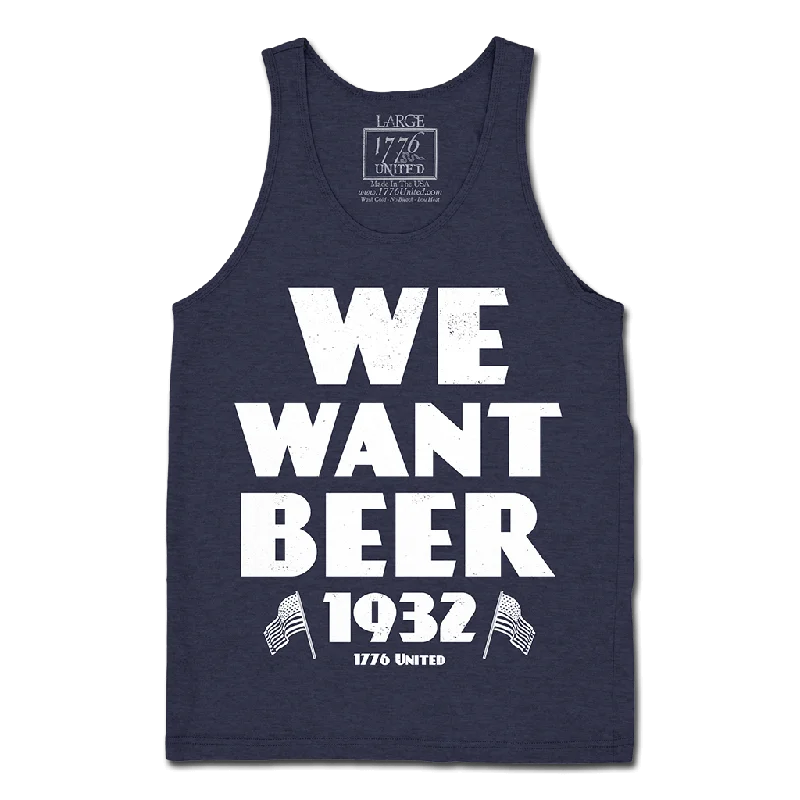 Modern Hoodies We Want Beer Tank