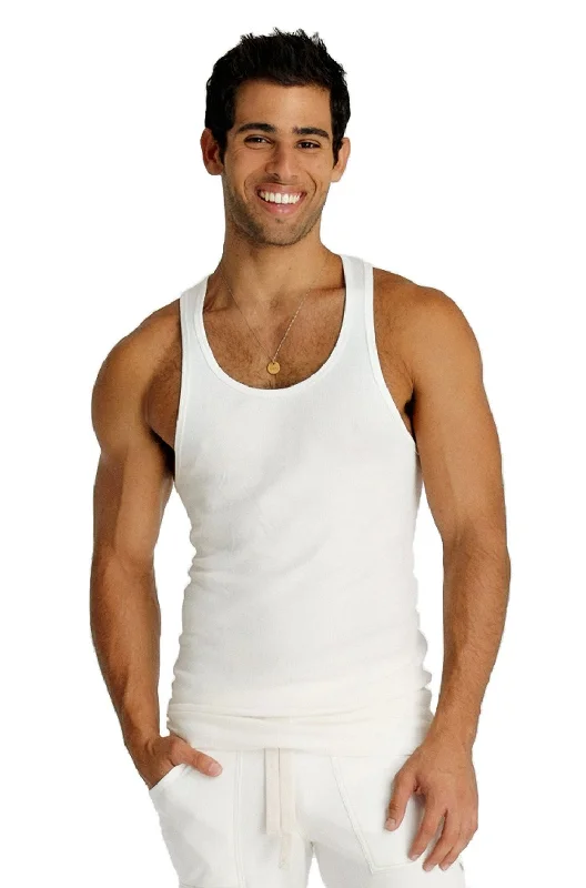 Cozy Shirts Sustain Tank Top (White)