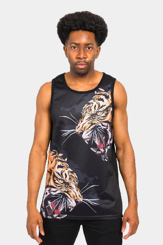 Premium Tops Fierce Tiger Tank Top