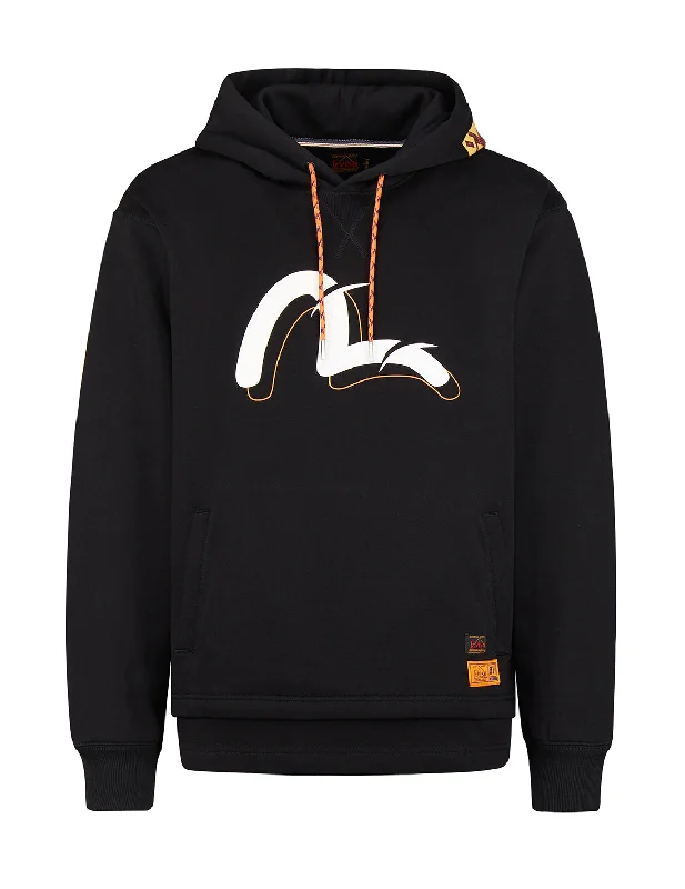 Relaxed T-shirts Seagull Print Hoodie