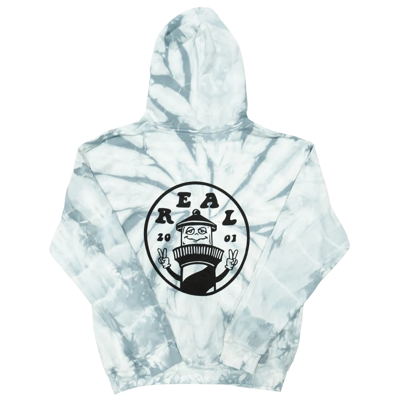 Comfort Jeans REAL Peace House Hooded Sweatshirt-Spider Silver