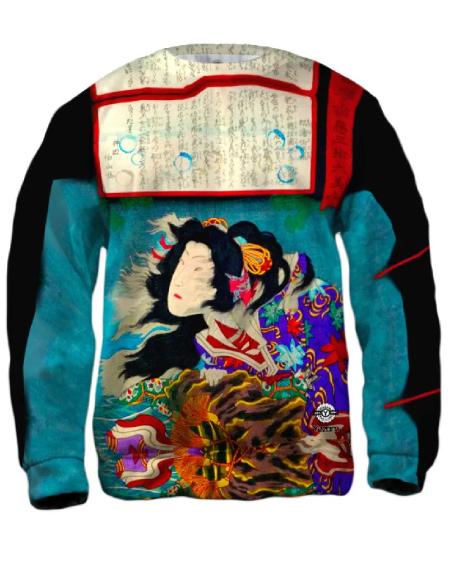 Street Hoodies Japan - Toyohara Kunichika -"Good and Evil" (1876)