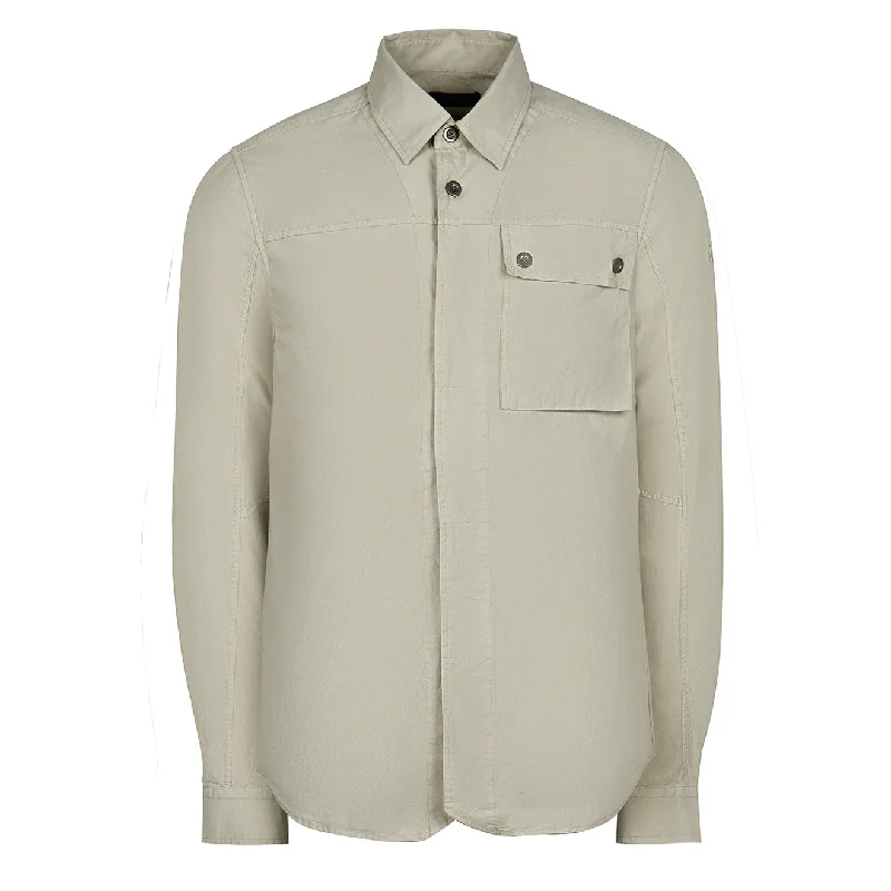 Left Hand Button Pocket Shirt Stone