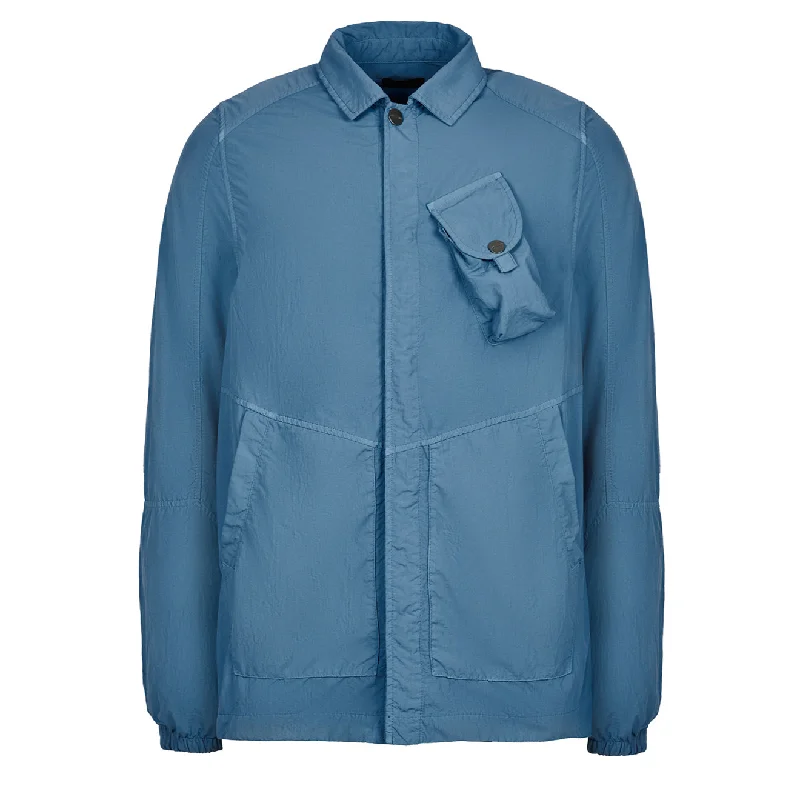 Left Hand Sesia Overshirt Mid Blue