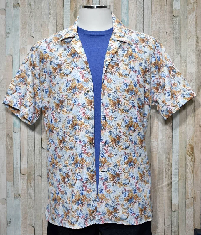 W491S Cocoa Floral Camp Shirt