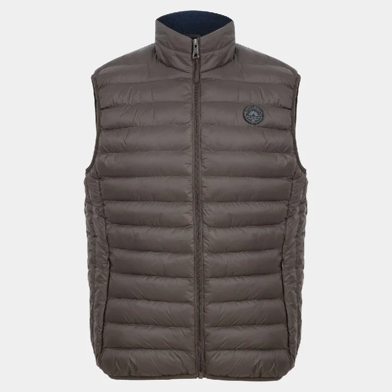 Mens Contrast Lined Gilet