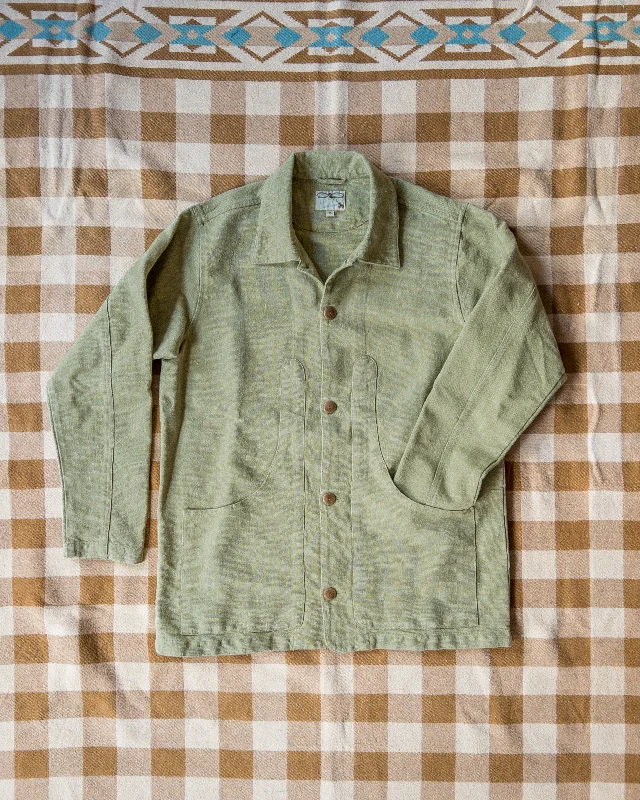 Rustic Plainweave Hunting Jacket - Olive