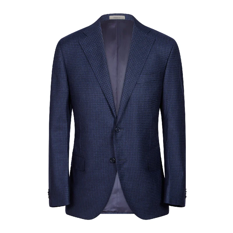 CORNELIANI Twill Leader Jacket NAVY/BLUE REG