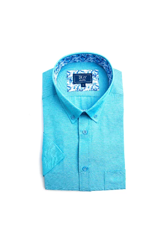 Daniel Grahame Ivano Short Sleeve Shirt, Blue