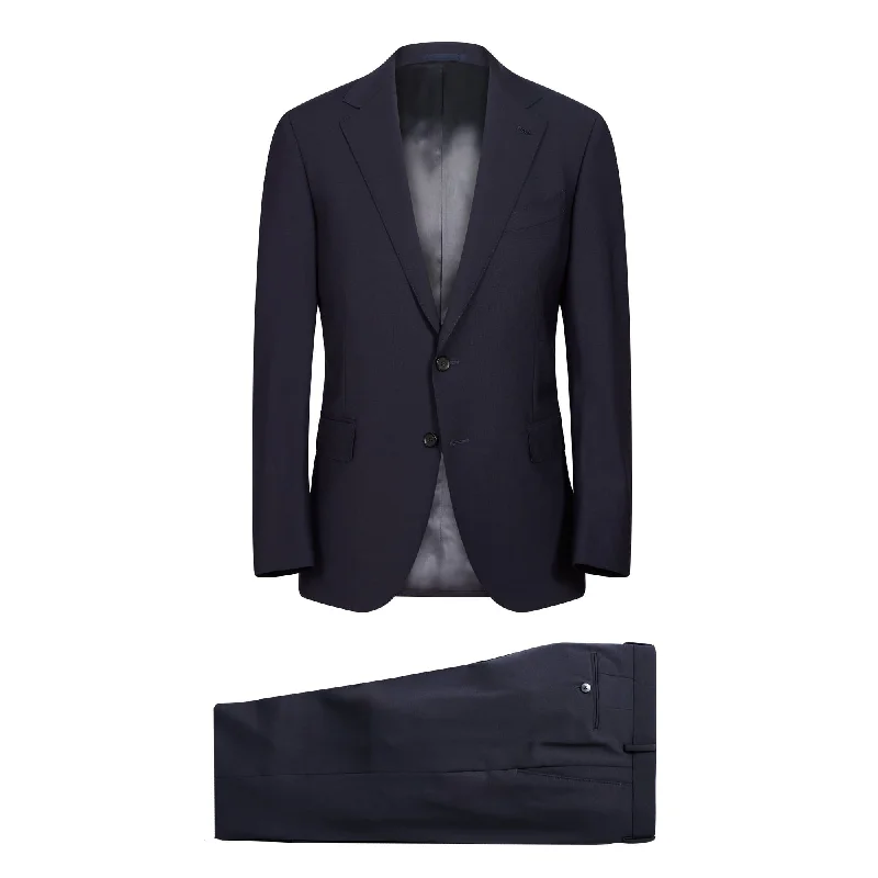 HENRY SARTORIAL X CARUSO Norma Wool Suit NAVY