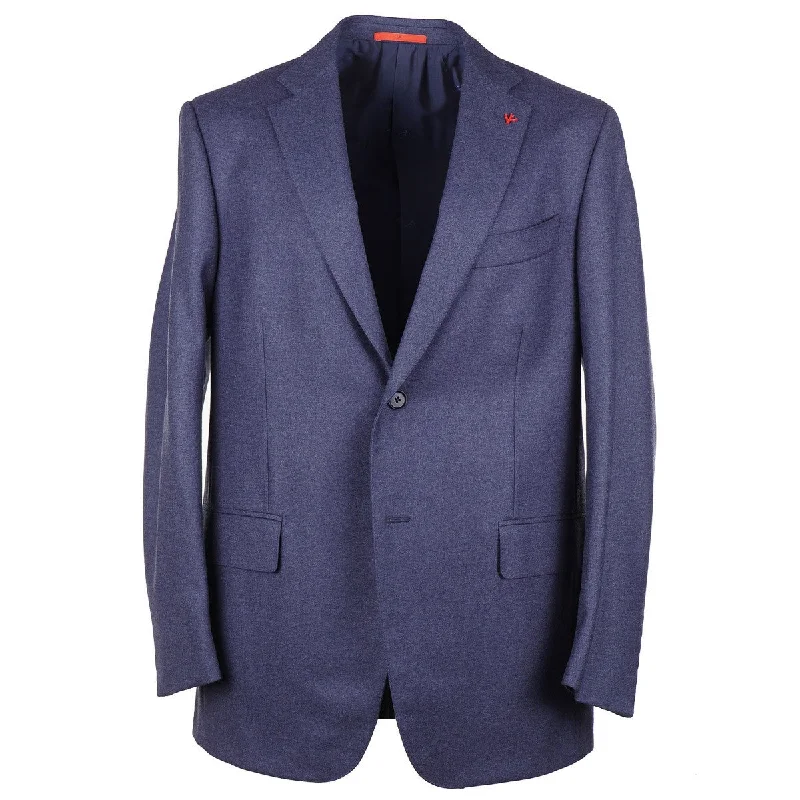 Isaia Regular-Fit Flannel Wool Suit