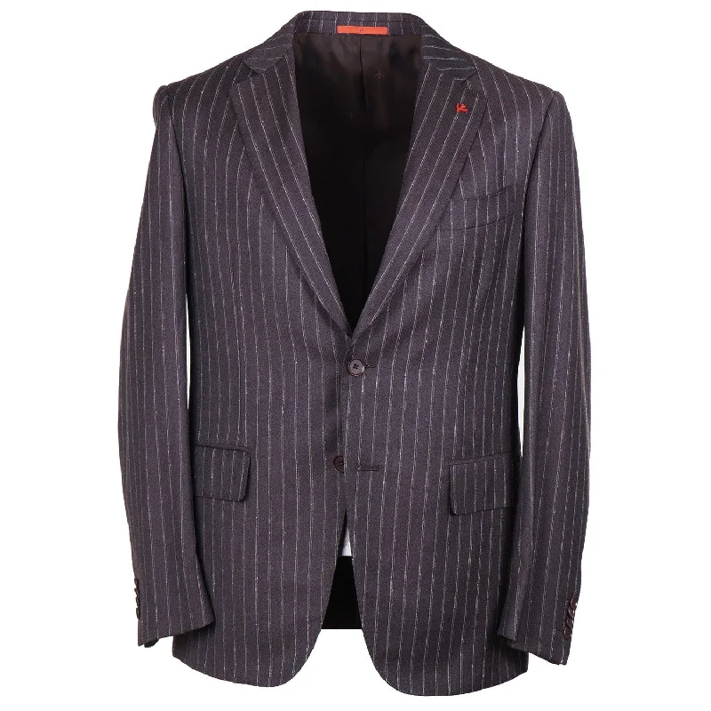 Isaia Striped Super 130s Wool Suit