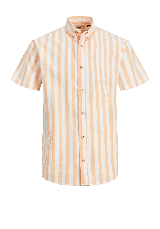 Jack & Jones Fred Striped Shirt, Pumpkin