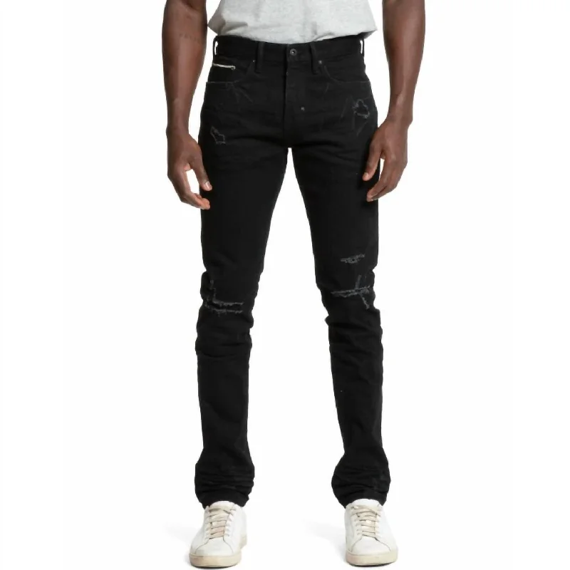 Men's Cayenne Selvedge Halo Jean In Black