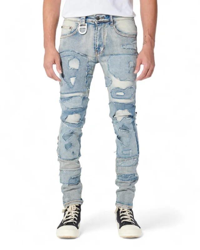 Men's Crumb Denim Jean In Vintage Blue Stone