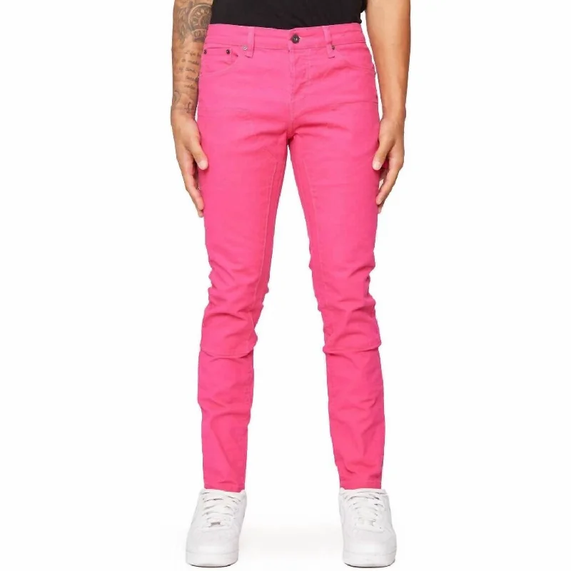 Men's Soldier Jean In Rosa