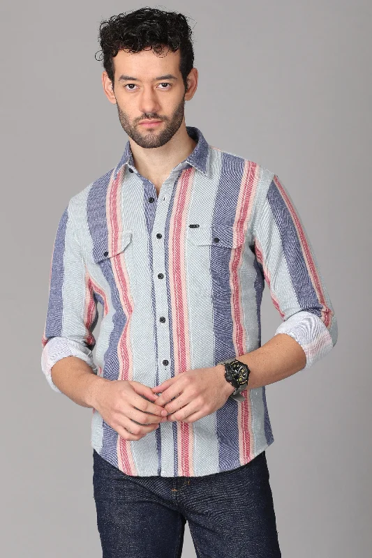 Multi Color Striped Shirt