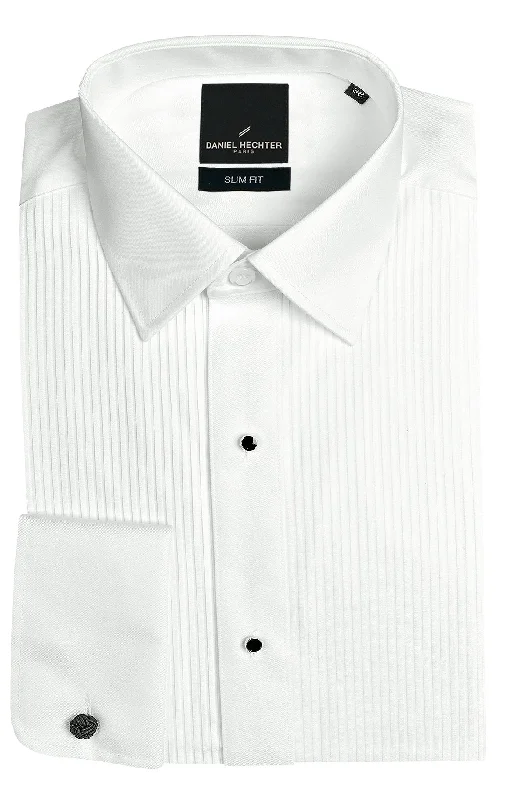 Daniel Hechter Regular collar stud dinner shirt