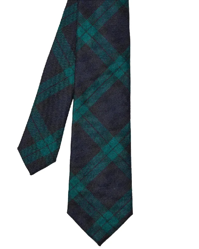 J.McLaughlin Campbell Tartan Wool & Silk-Blend Tie