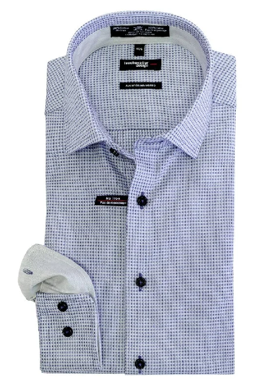 Leo Chevalier Fitted 100% Cotton Non-Iron Spread Collar - 524166 1698