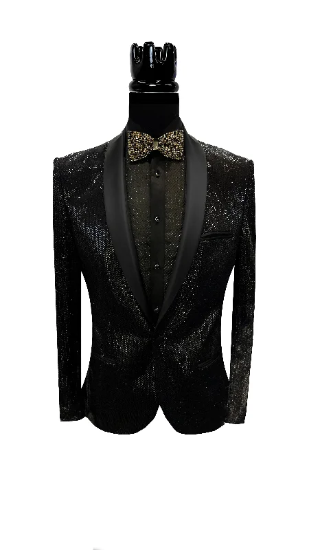 Shiny Sparkly Black Tux