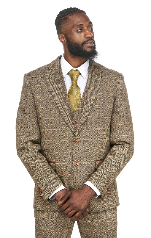 Ted Tan Heritage Tweed Check Blazer | Check Blazer | Wedding Wear | Office Wear