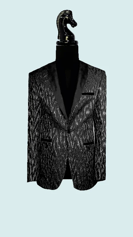 Vercini Onyx Elegance Tuxedo Blazer