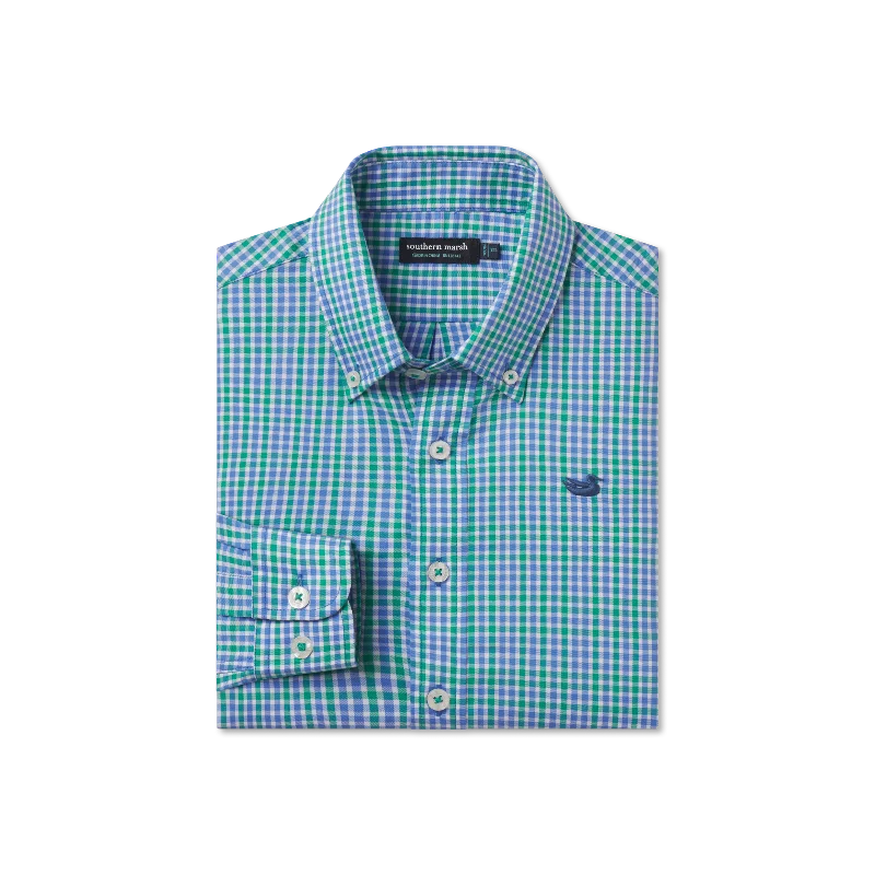 Youth Campbell Plaid Dress Shirt