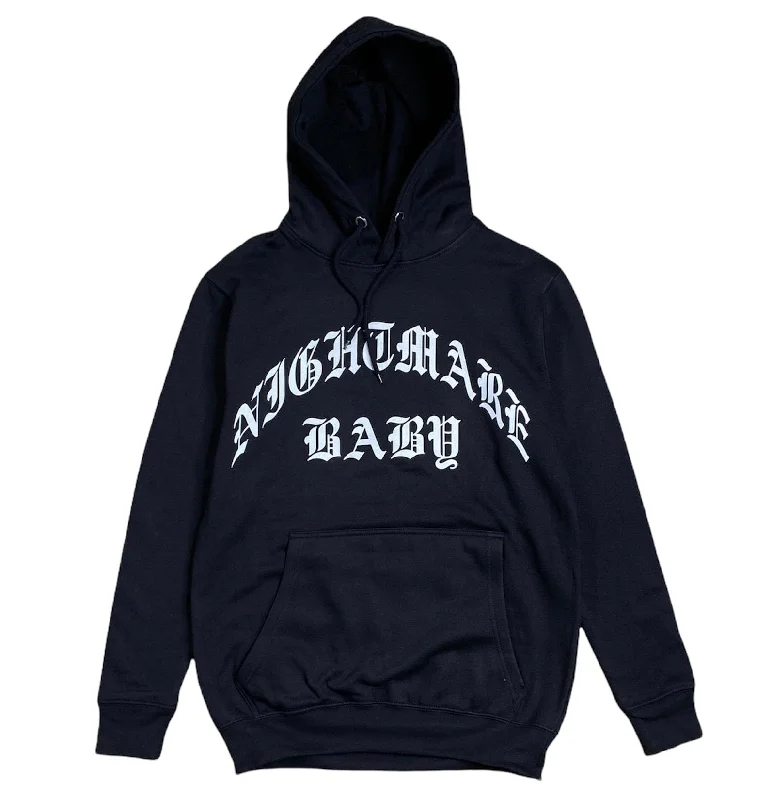 L.o.v.e Old English Nightmare Hoodie (Black)