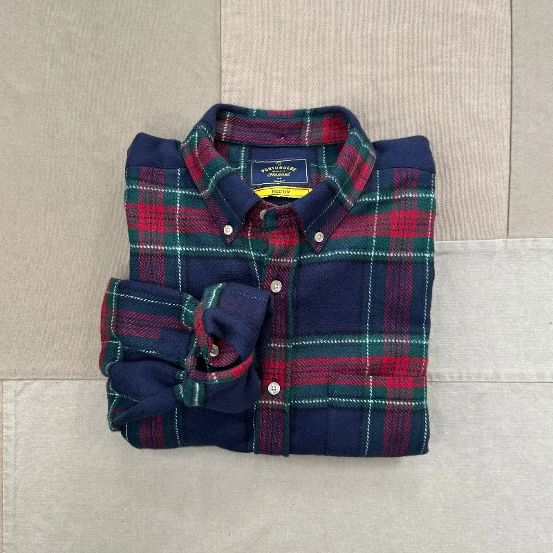 Faru Flannel Shirt, Blue