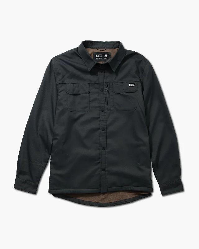 Fathom Tech Shacket - Charcoal